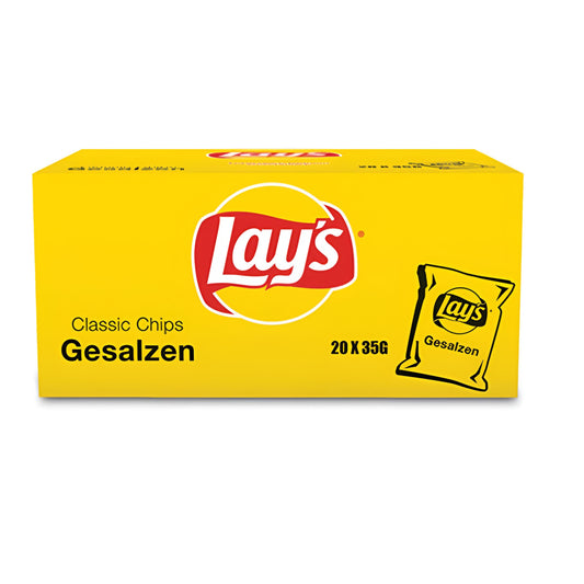 Lay's Chips Gesalzen Kleinbeutel 20 x 35 g