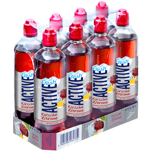 Active Fresh Kirsche Zitrone 8 x 750 ml