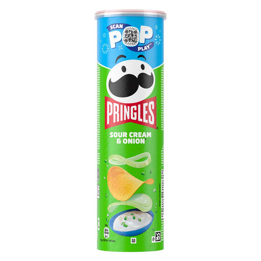 Pringles Sour Cream & Onion grün 19 x 185 g