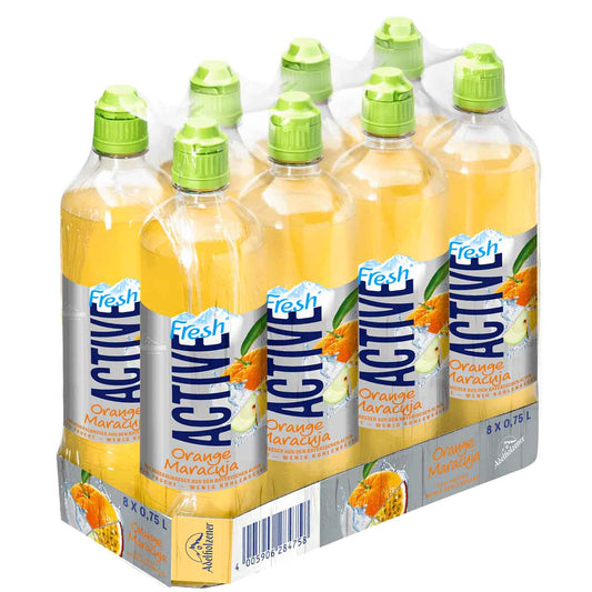 Active Fresh Orange Maracuja 8 x 750 ml