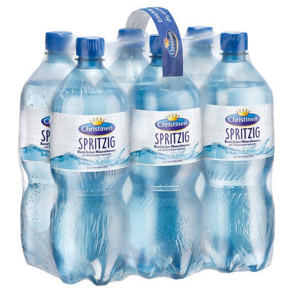 Christinen Spritzig natürliches Mineralwasser 6 x 1 l