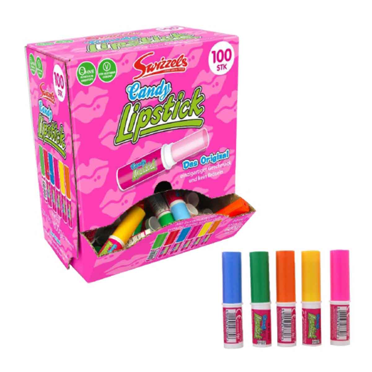 Swizzels Süße Lippenstifte 100 Stück 600 g