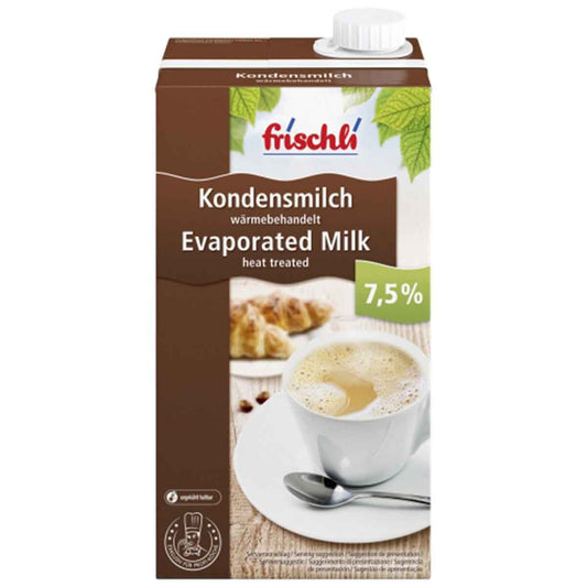 Frischli Kondensmilch 7,5% Liter 12 x 1 L