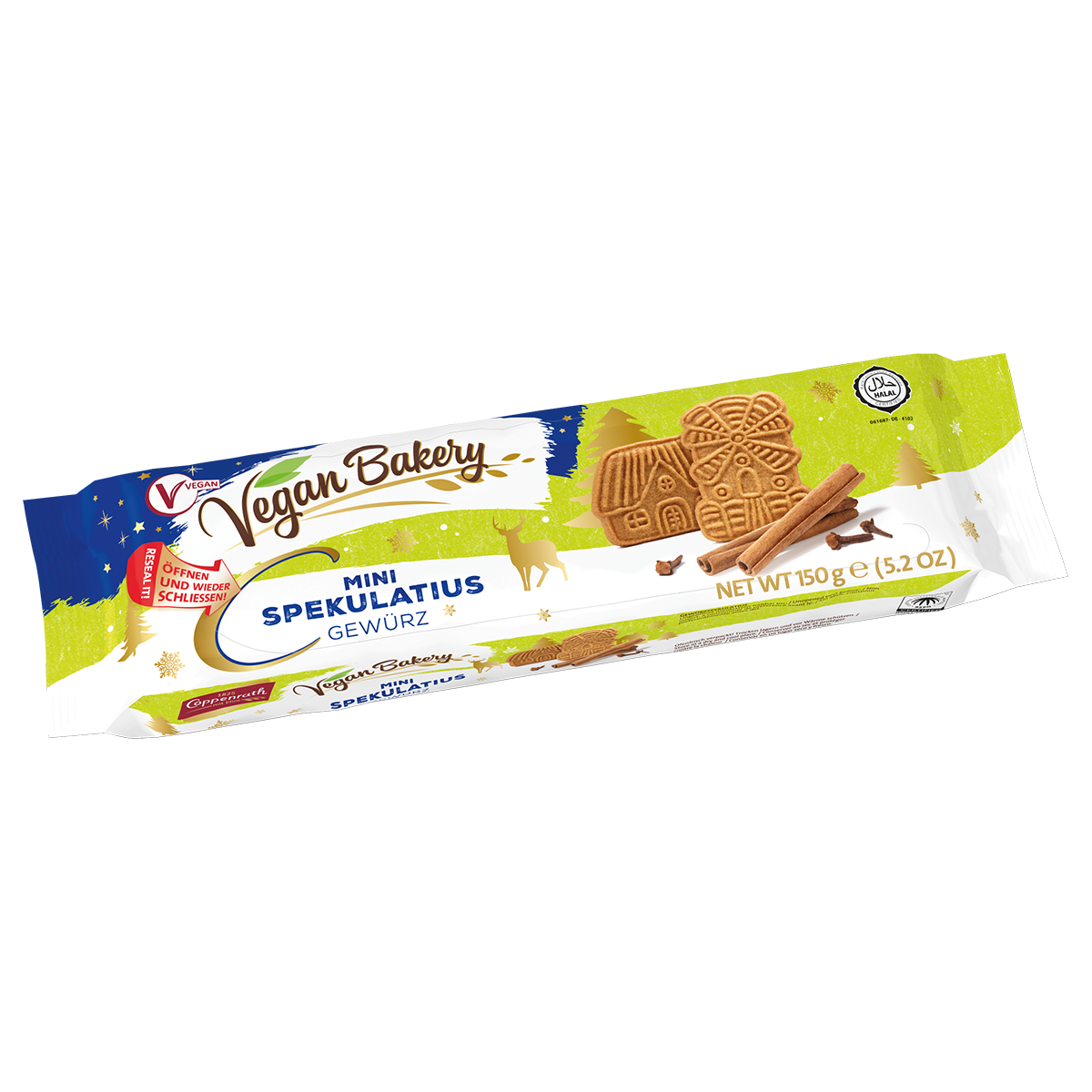 Coppenrath Vegan Bakery: Mini Spekulatius Gewürz 150 g