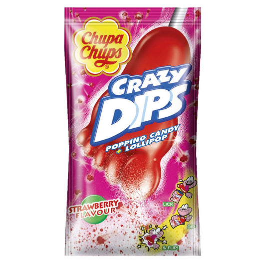 Chupa Chups Crazy Dips Erdbeer 24 x 14 g