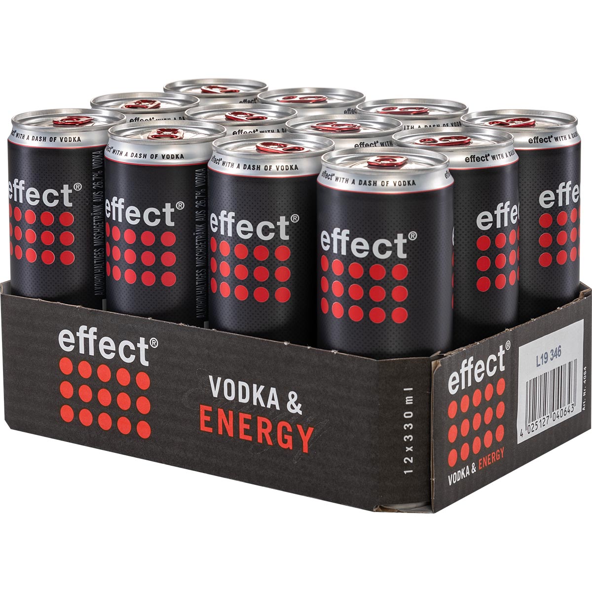 effect Vodka & Energy 10% 12 x 330 ml