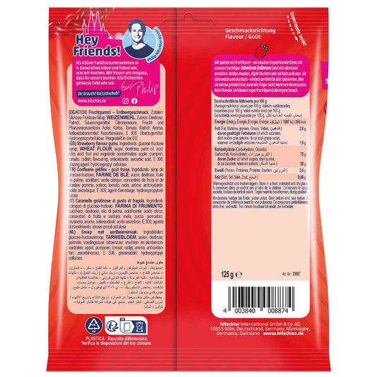 Hitschies Schnüre Erdbeere 15 x 125 g
