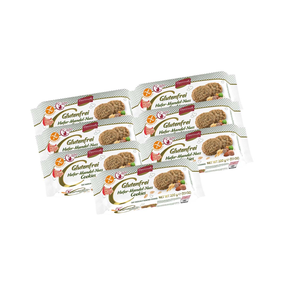 Coppenrath Hafer-Mandel-Nuss Cookies glutenfrei 200 g
