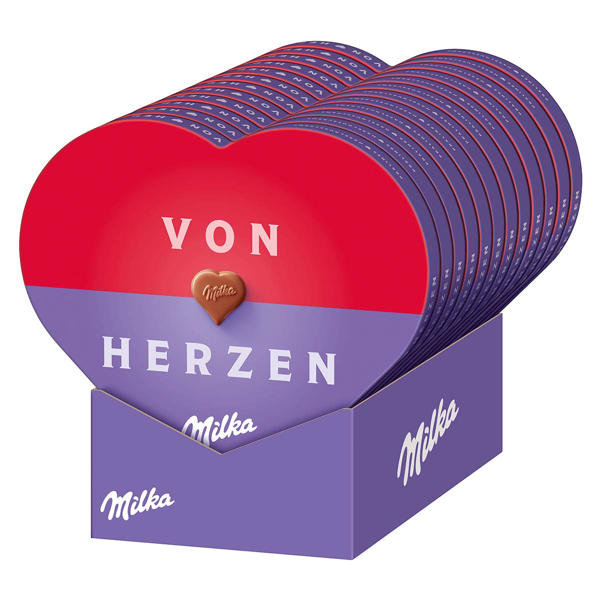 Milka *von Herzen* Pralinés Haselnusscréme 12 x 44 g