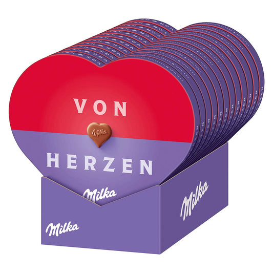 Milka *von Herzen* Pralinés Haselnusscréme 12 x 44 g