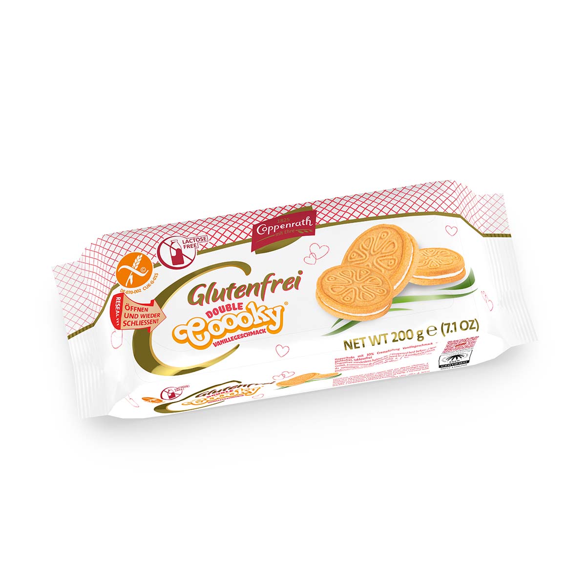 Coppenrath Double Coooky Vanille glutenfrei & laktosefrei 200 g
