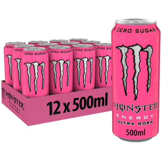 Monster Energy Ultra Rosa 12 x 500 ml