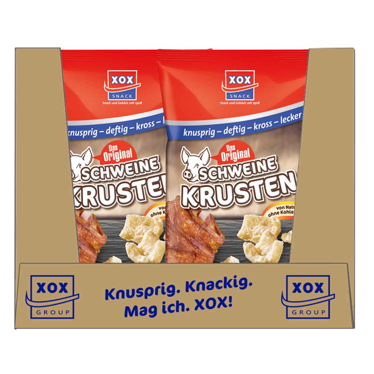 XOX Schweinekrusten 10 x 100 g