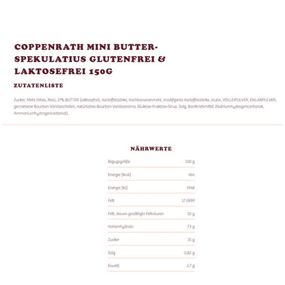Coppenrath glutenfreies Keks- & Mini-Spekulatius Bundle (8 Artikel) 1,5 kg