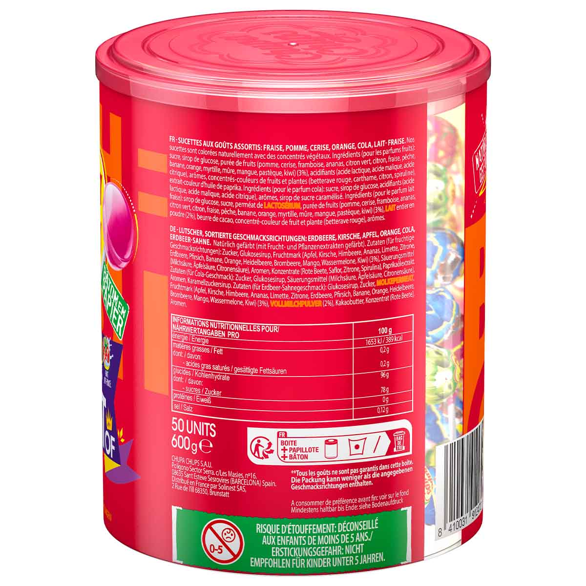 Chupa Chups Best of Lutscher 50 x 12 g